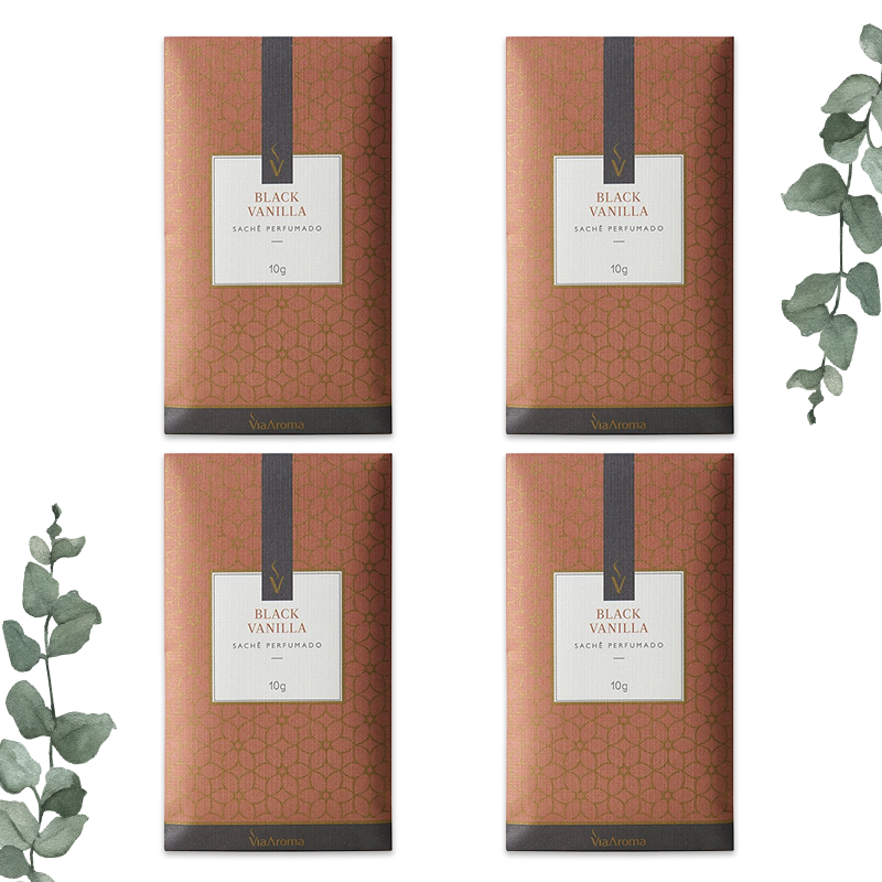 Kit 4 Sachê Perfumado 10g – Via Aroma