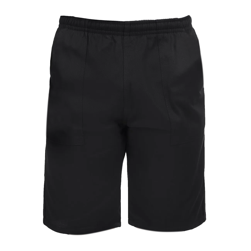 Bermuda Brim Preta Elástico Total – Uniforme