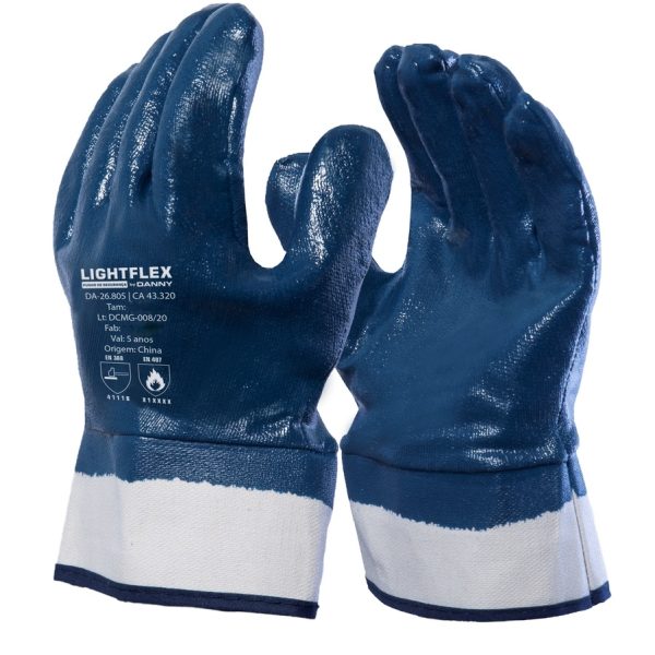 Luva Punho De Segurança Lightflex Azul Unidade CA 43320 - Danny