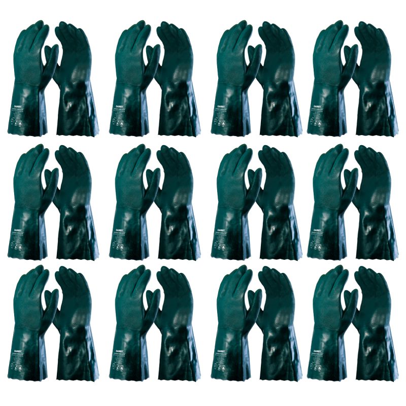 Luva Petronit 35cm Verde CA 40304 Kit 12 Pares – Danny