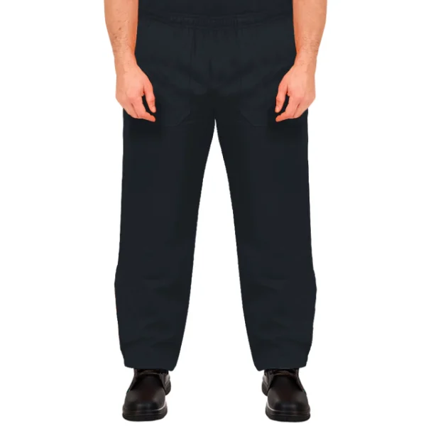 Calça Plus Size Preta Elástico Total - Uniforme