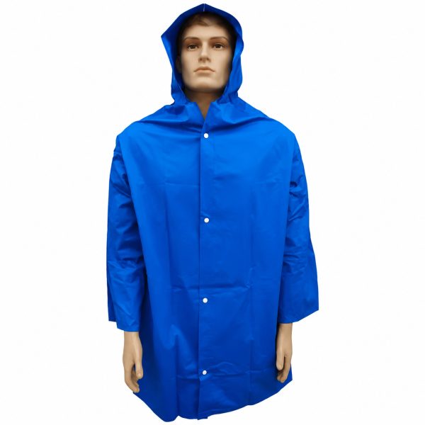 Capa de Chuva PVC Azul  Forrado CA 28449- Brascamp