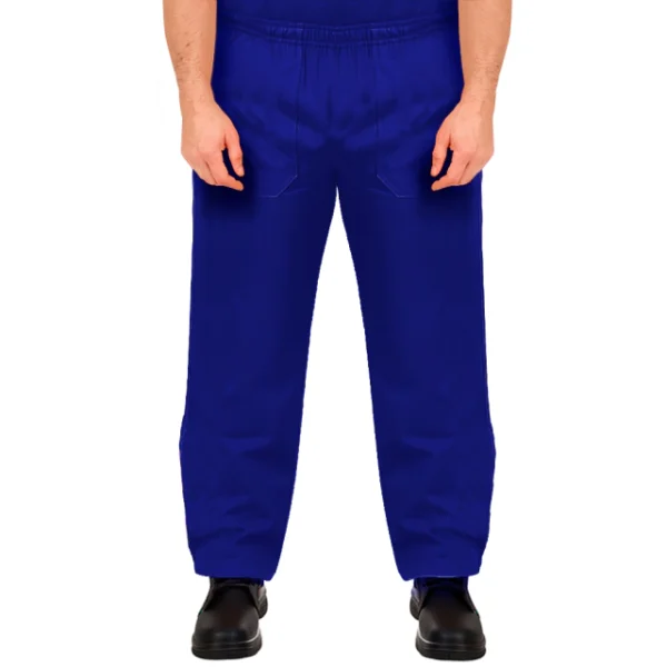 Calça Plus Size Azul Royal Elástico Total - Uniforme