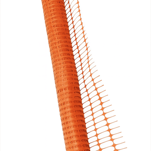 Tela Tapume Laranja 1,20 x 50m - Plastcor