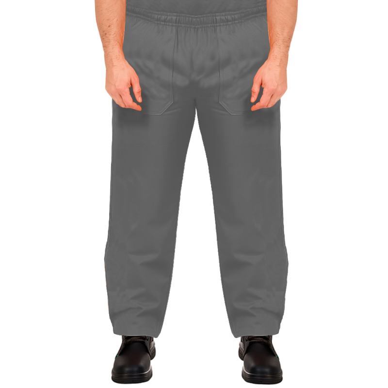 Calça Plus Size Cinza Elástico Total – Uniforme