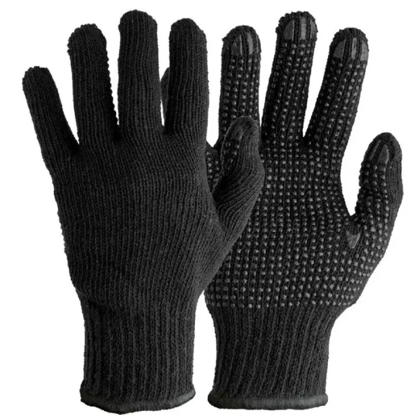 Luva Malha Pigmentada Preta CA 12692 Kit 12 Pares - Carbografite