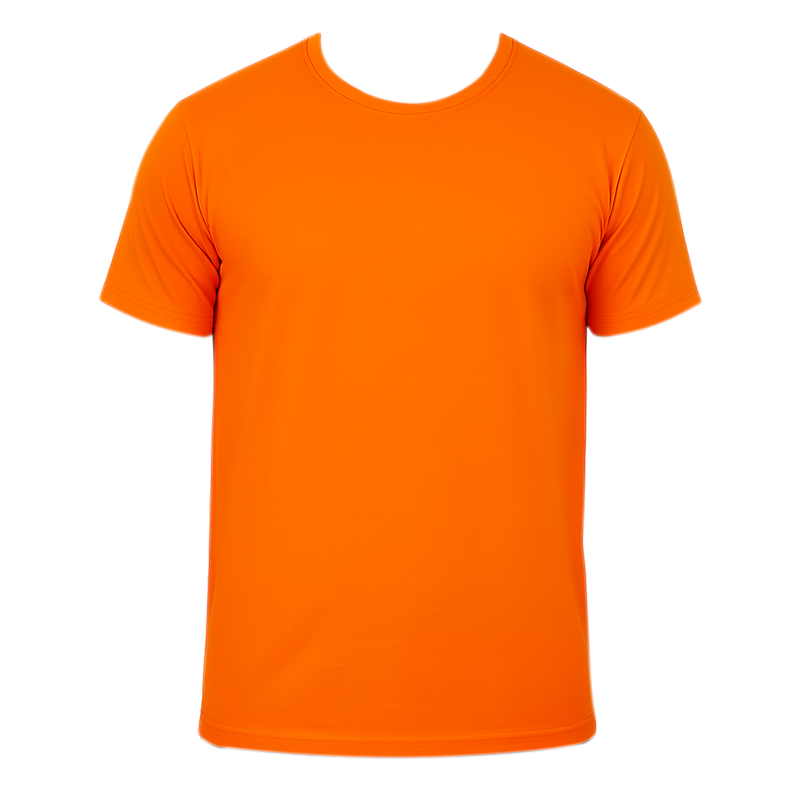 Camiseta Laranja Manga Curta Uniforme
