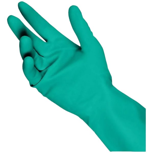 Luva Nitrílica Verde Com Forro CA 12695 Kit 12 Pares - Carbografite