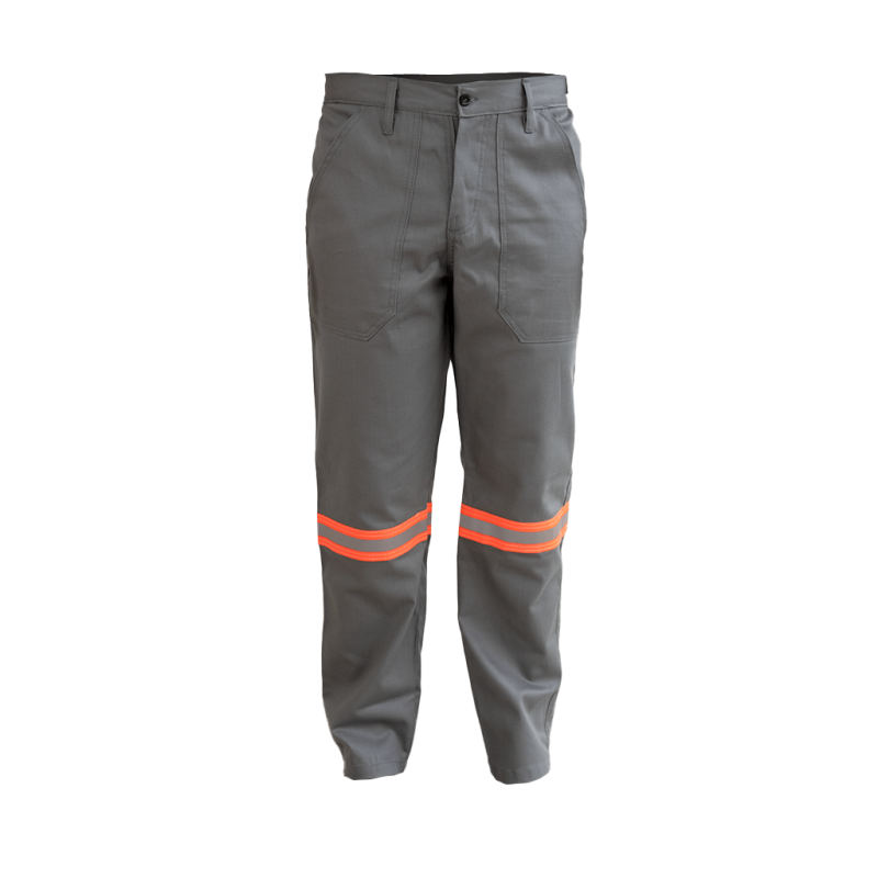 Calça Plus Size Antichamas Faixa Refletiva Laranja CA 49240 Cinza – Guardian WP