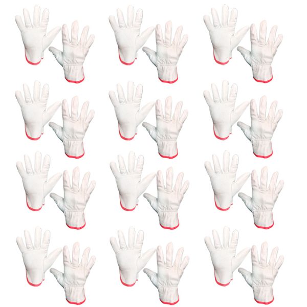 Pares Luva de Vaqueta Petroleira CA 35693 Kit 12 Pares - Plastcor