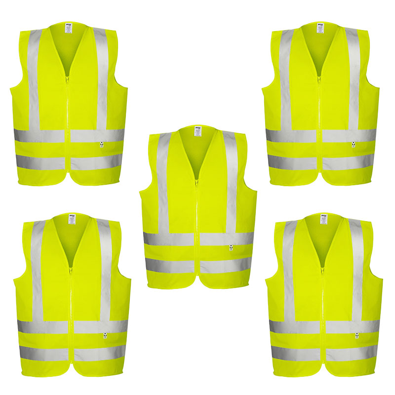 Colete Sinalização Refletivo Verde S/Bolso – Vicsa – (Kit C/5un)