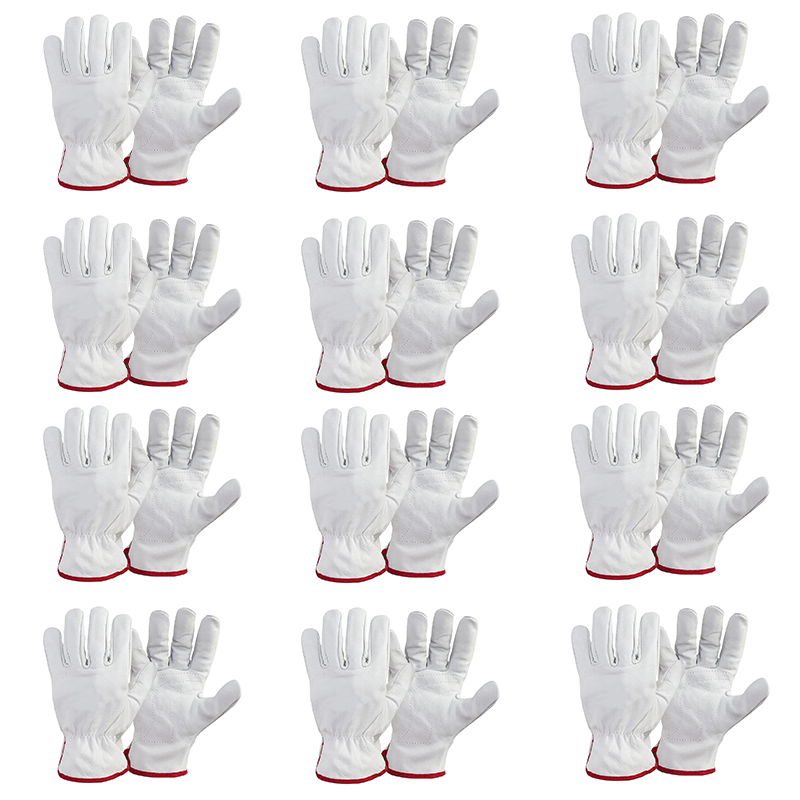 Luva Petroleira Vaqueta Branca CA 51274 Kit 12 Pares – Carbografite