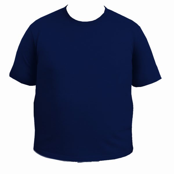 Camiseta Plus Size Manga Curta Azul Marinho - Uniforme