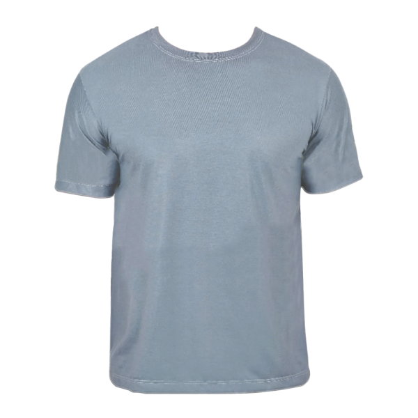Camiseta Confort Borg Cinza Manga Curta Uniforme