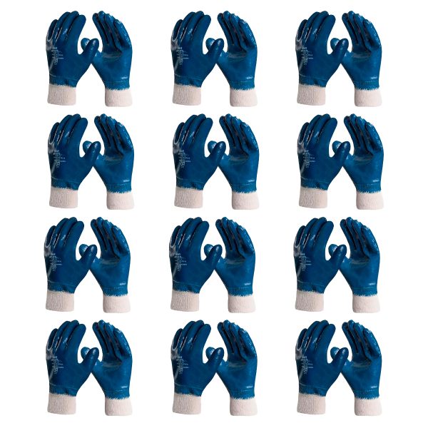 Luva Lightflex Total Azul CA 43319 Kit 12 Pares - Danny