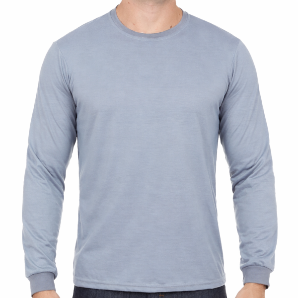 Camiseta Cinza Manga Longa - Uniforme