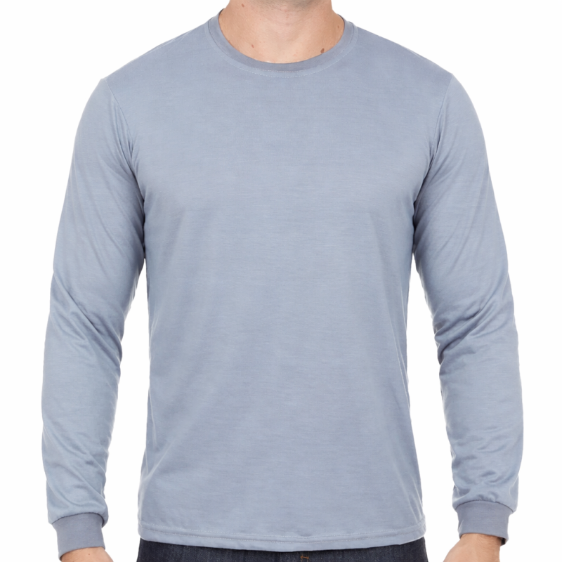 Camiseta Cinza Manga Longa – Uniforme